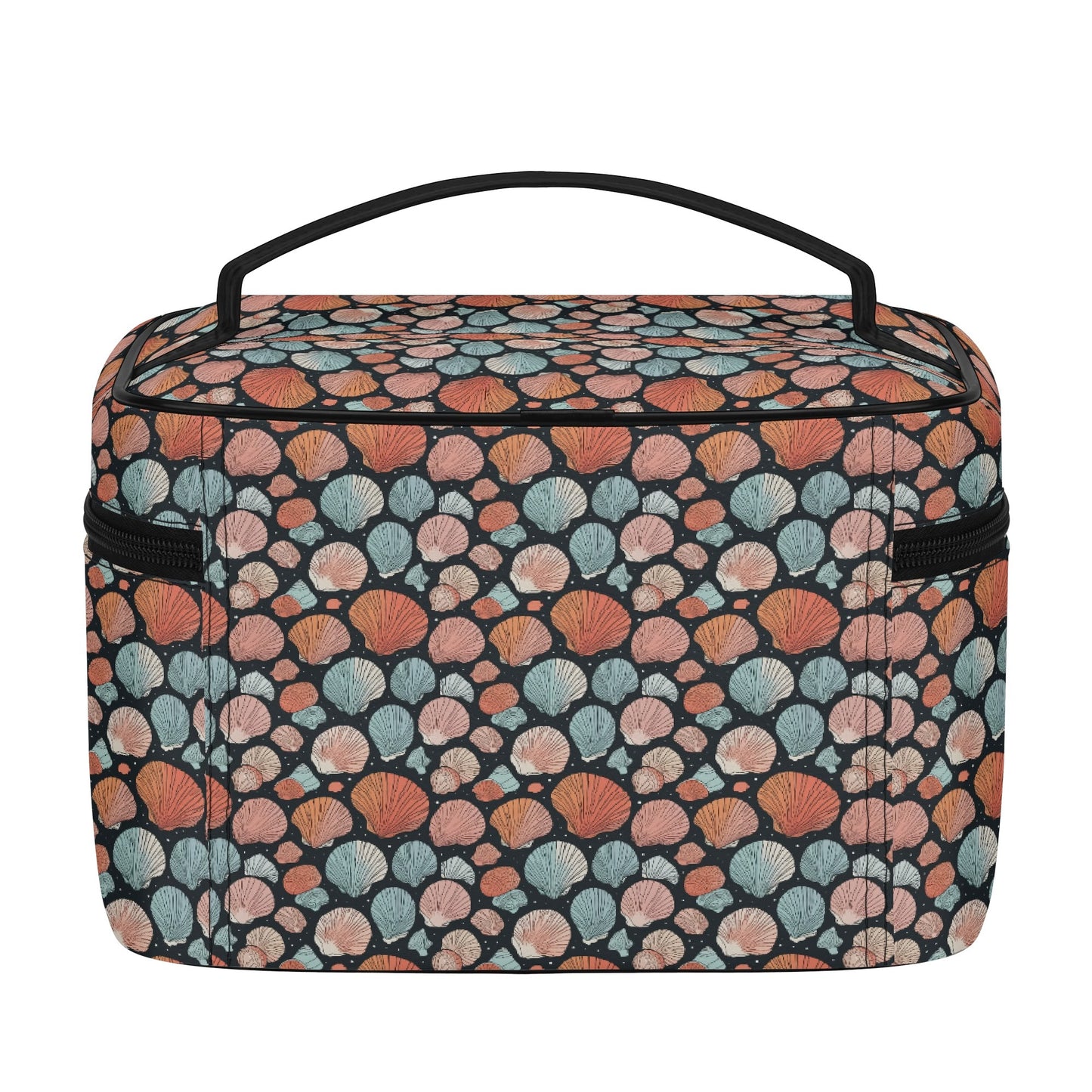 Big Shells Leather Cosmetic Bag