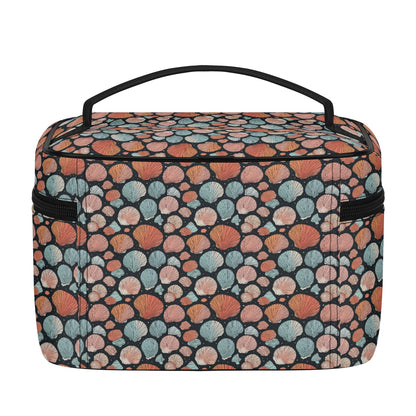 Big Shells Leather Cosmetic Bag
