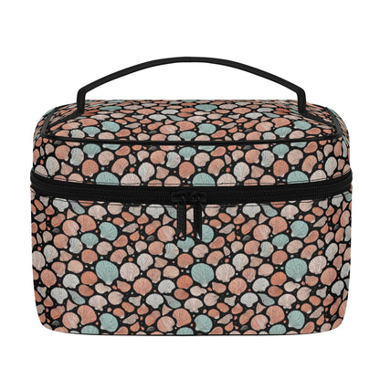 Seashells Leather Cosmetic Bag