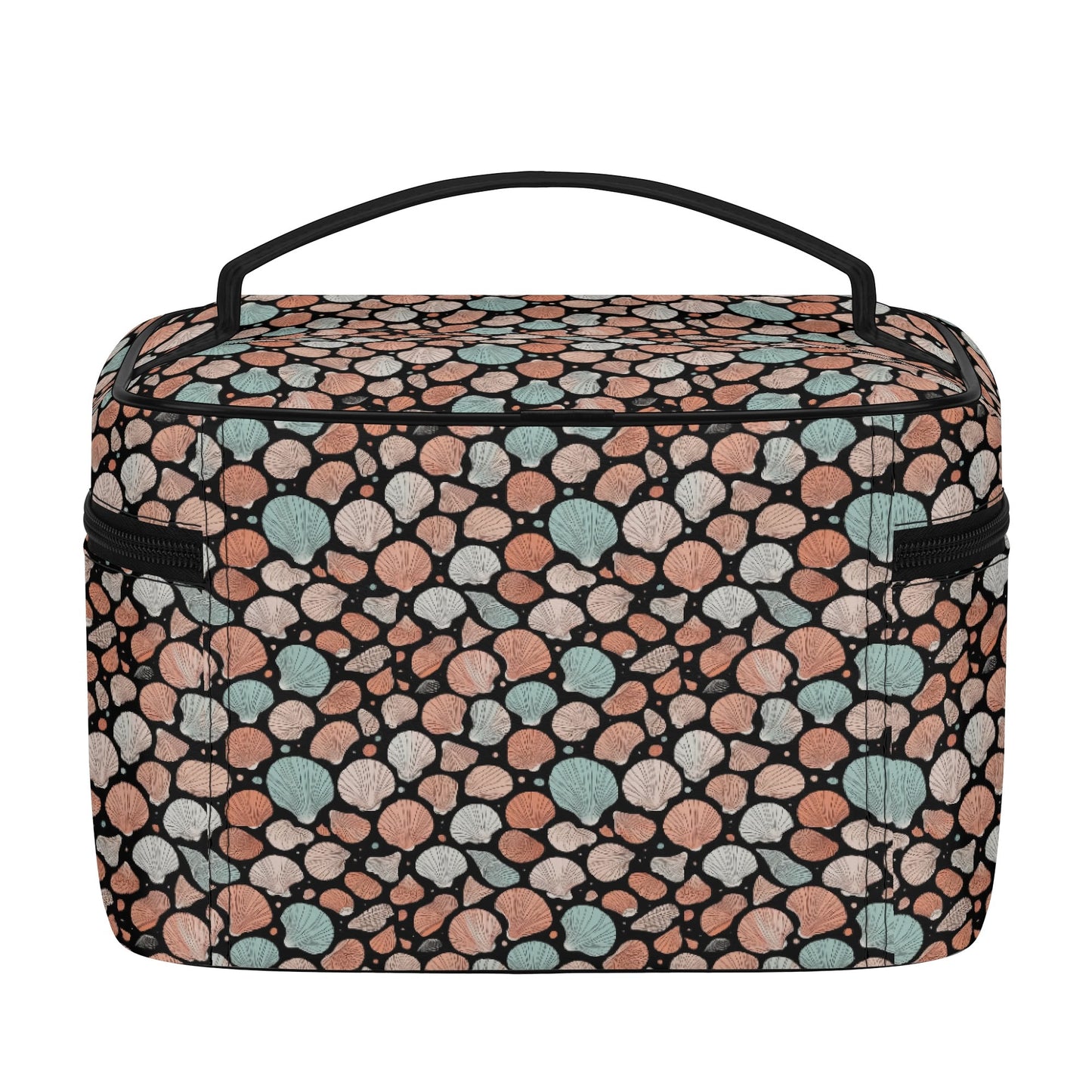 Seashells Leather Cosmetic Bag