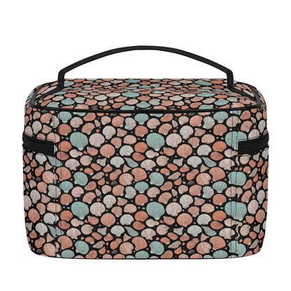 Seashells Leather Cosmetic Bag