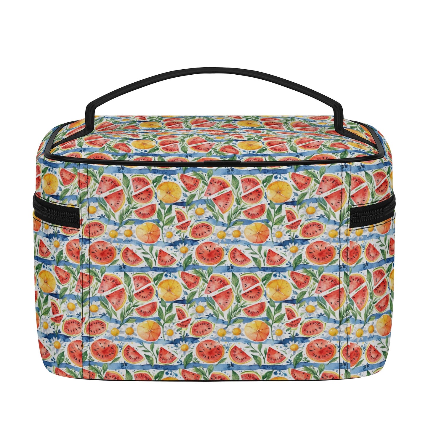 Watermelon Leather Cosmetic Bag