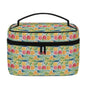 Watercolor Fruit Leather Cosmetic Bag