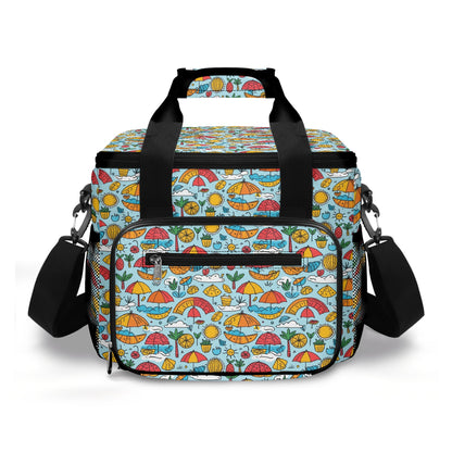 Fun of a Beach Insulated Leakproof Cooler Bag Lunch Box