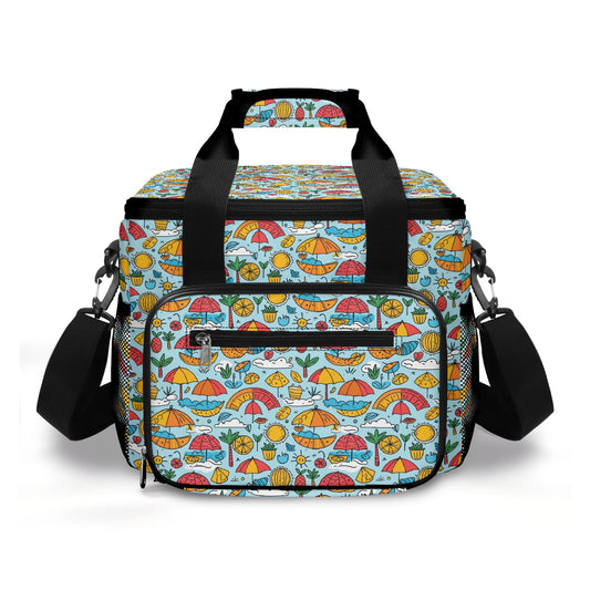 Fun of a Beach Insulated Leakproof Cooler Bag Lunch Box