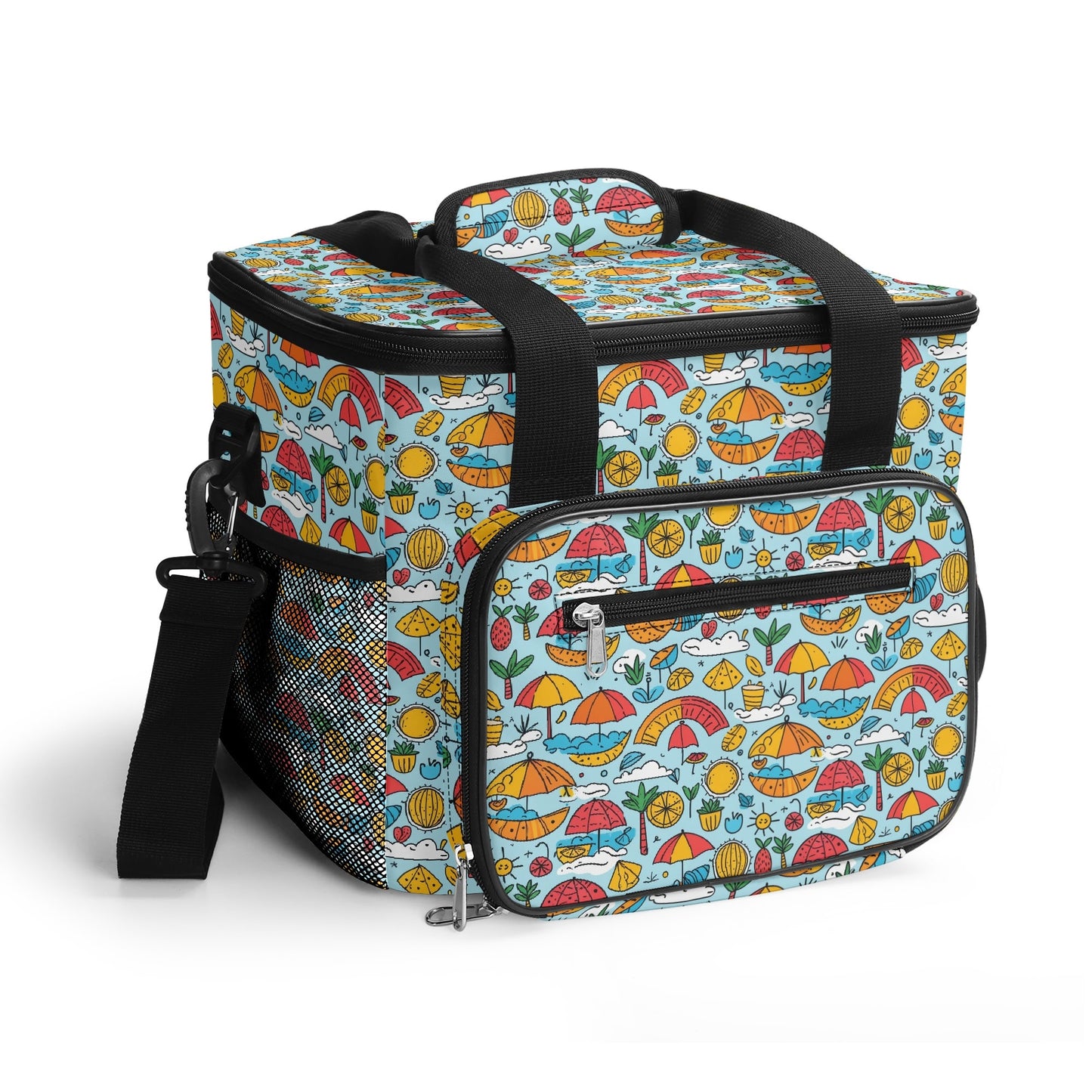 Fun of a Beach Insulated Leakproof Cooler Bag Lunch Box