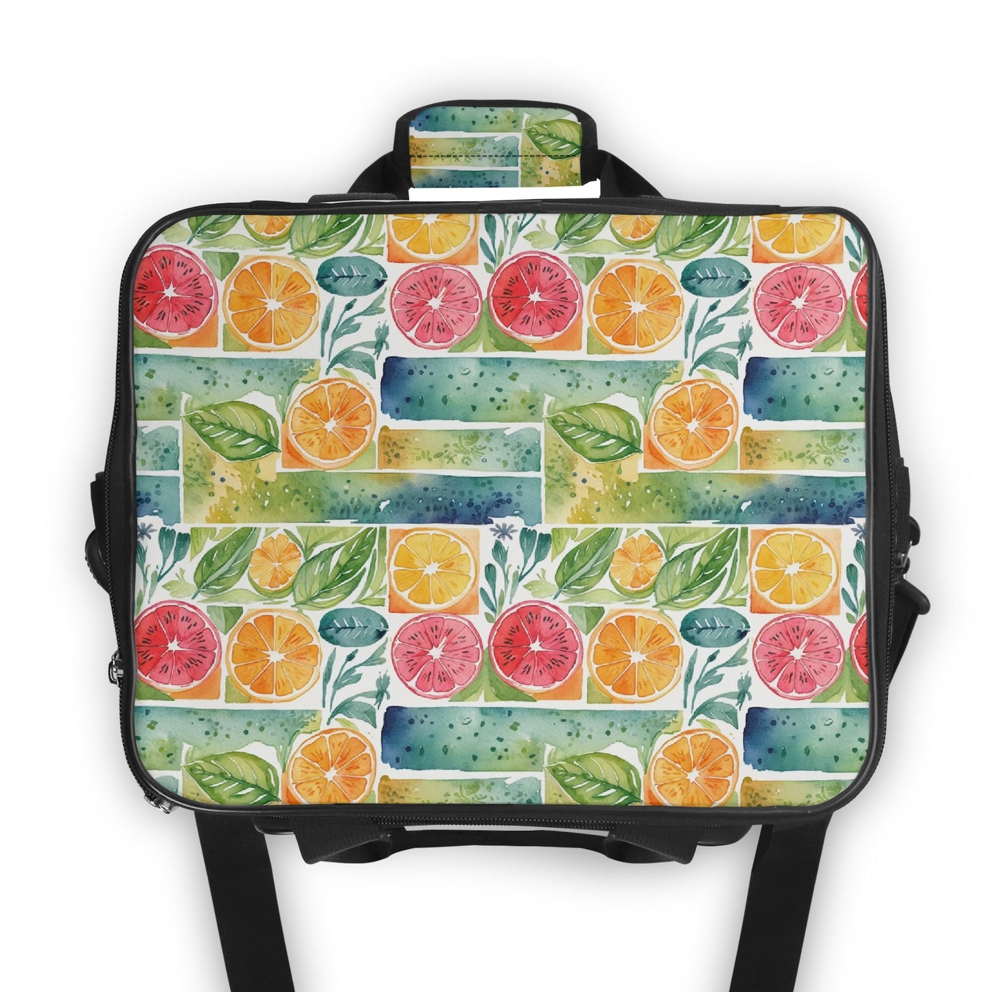 Watercolor Fruit Insulated Leakproof Cooler Bag Lunch Box