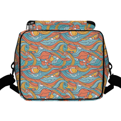 Ocean Abstract Insulated Leakproof Cooler Bag Lunch Box