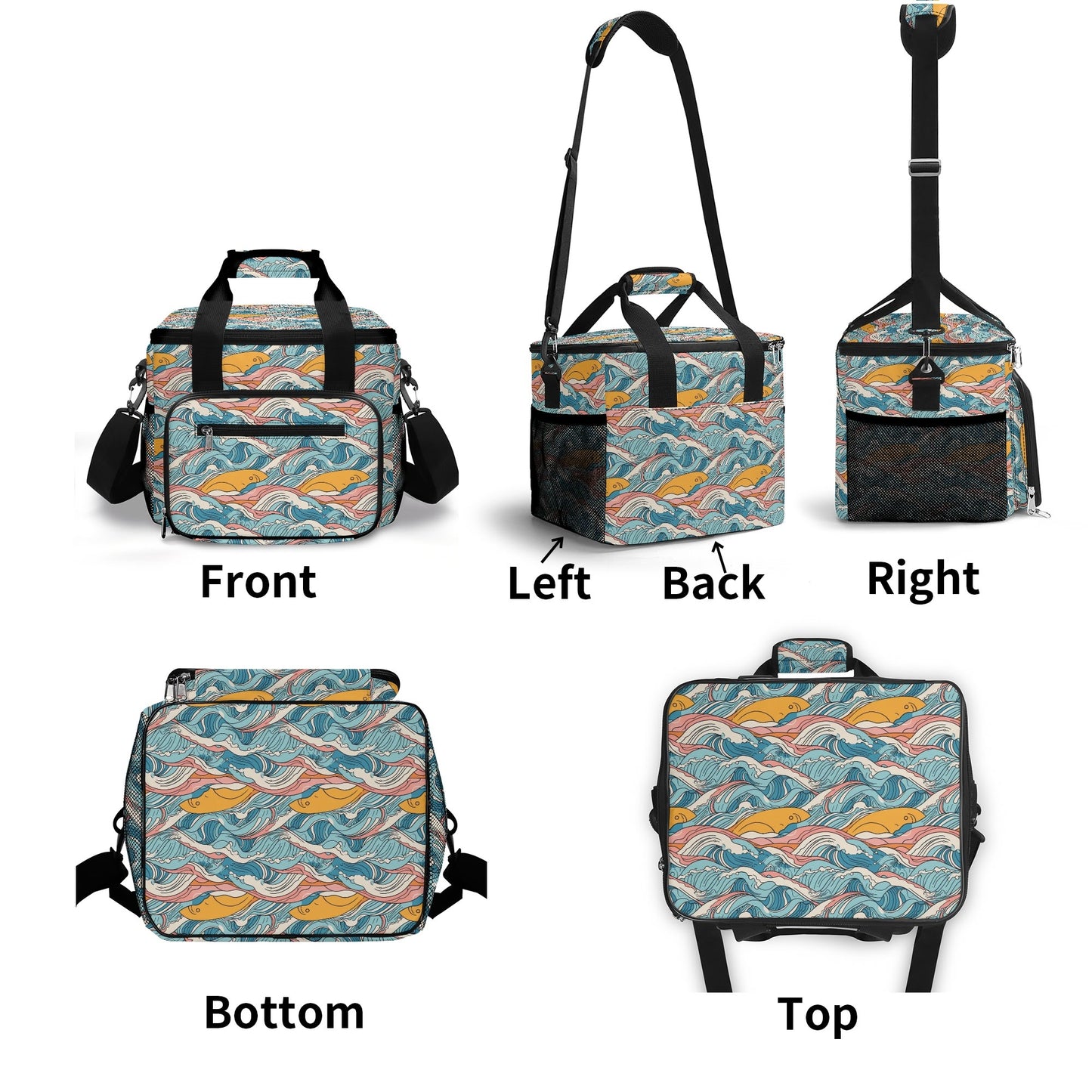 Sun in the Waves Insulated Leakproof Cooler Bag Lunch Box
