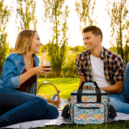 Sun in the Waves Insulated Leakproof Cooler Bag Lunch Box