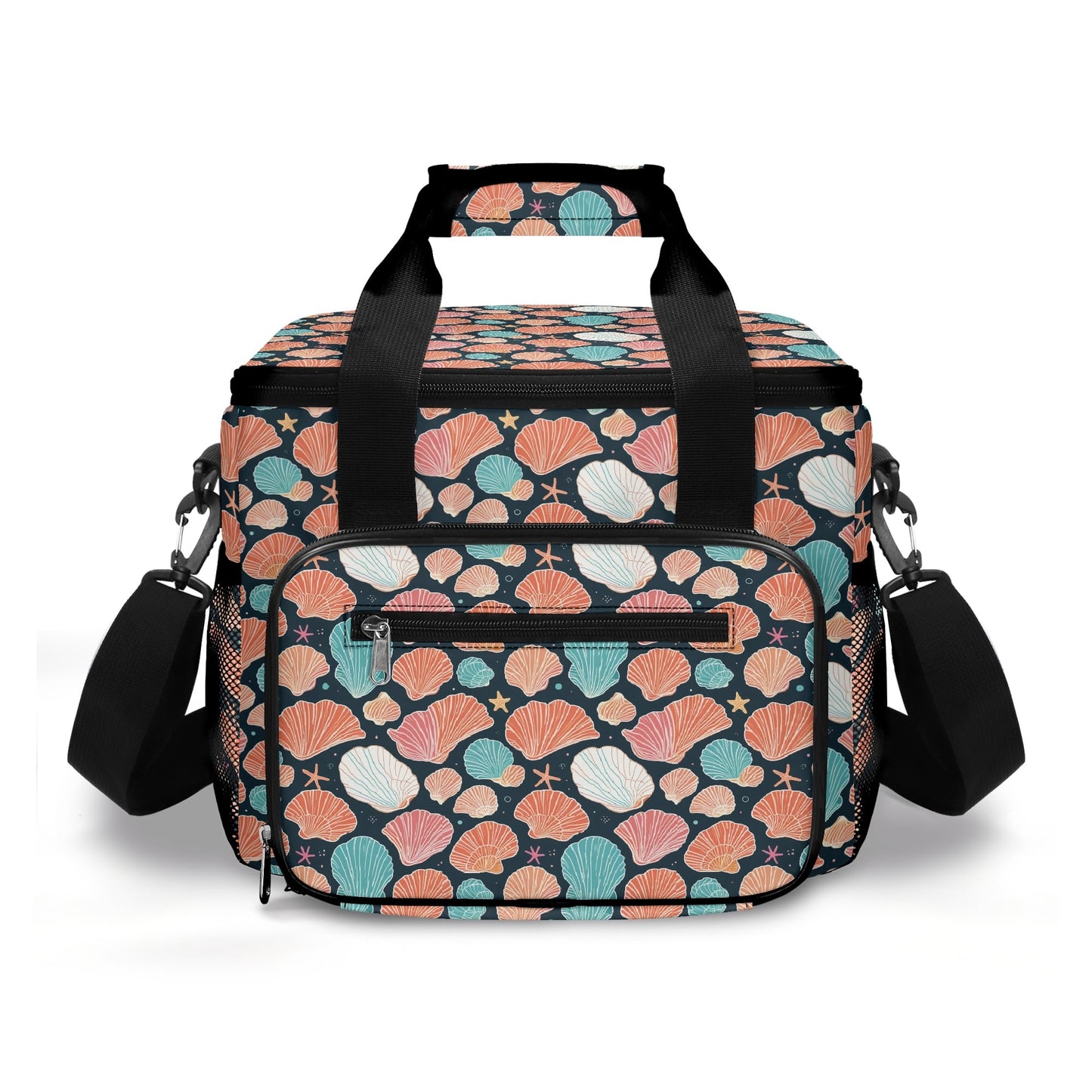 Big Shells and Stars Insulated Leakproof Cooler Bag Lunch Box