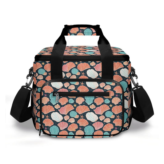 Big Shells and Stars Insulated Leakproof Cooler Bag Lunch Box