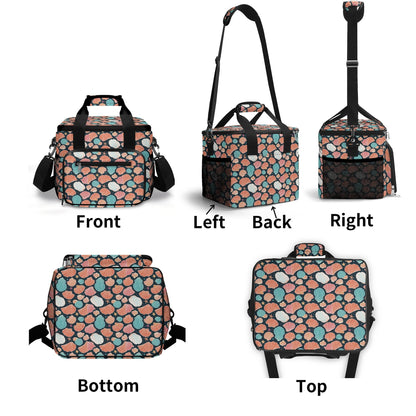 Big Shells and Stars Insulated Leakproof Cooler Bag Lunch Box