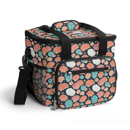 Big Shells and Stars Insulated Leakproof Cooler Bag Lunch Box