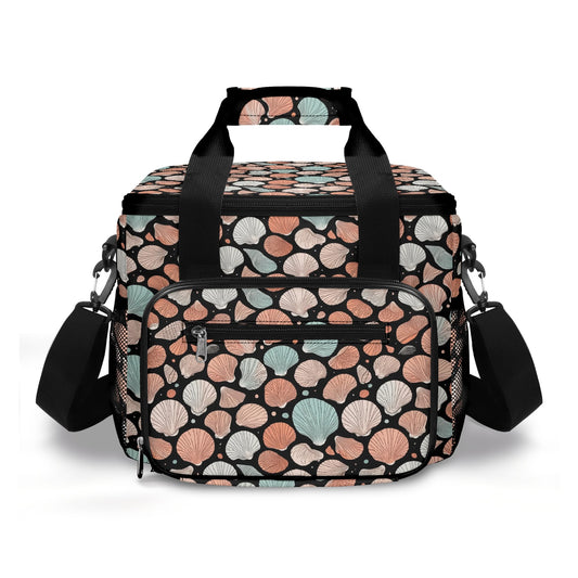 Seashells Insulated Leakproof Cooler Bag Lunch Box