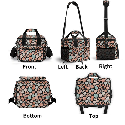 Seashells Insulated Leakproof Cooler Bag Lunch Box
