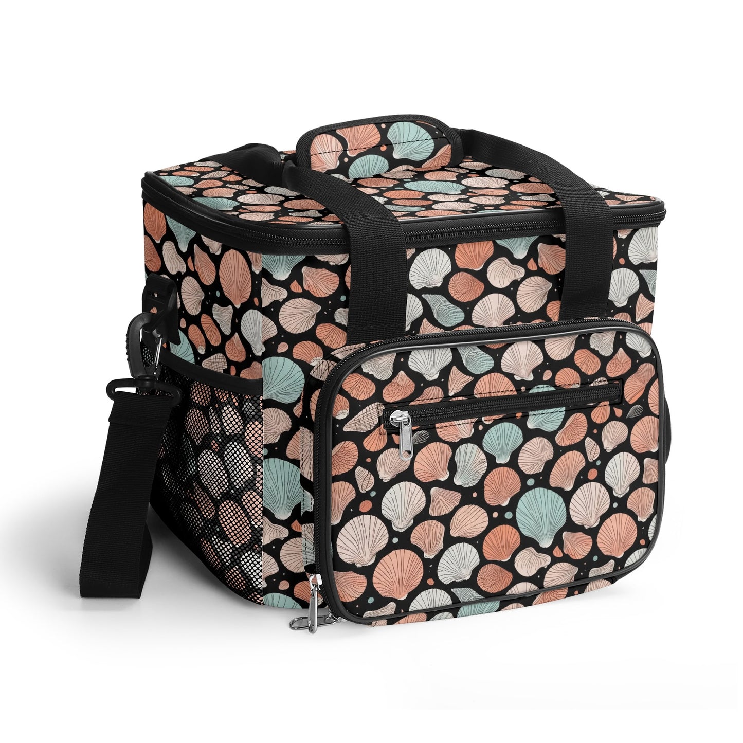 Seashells Insulated Leakproof Cooler Bag Lunch Box