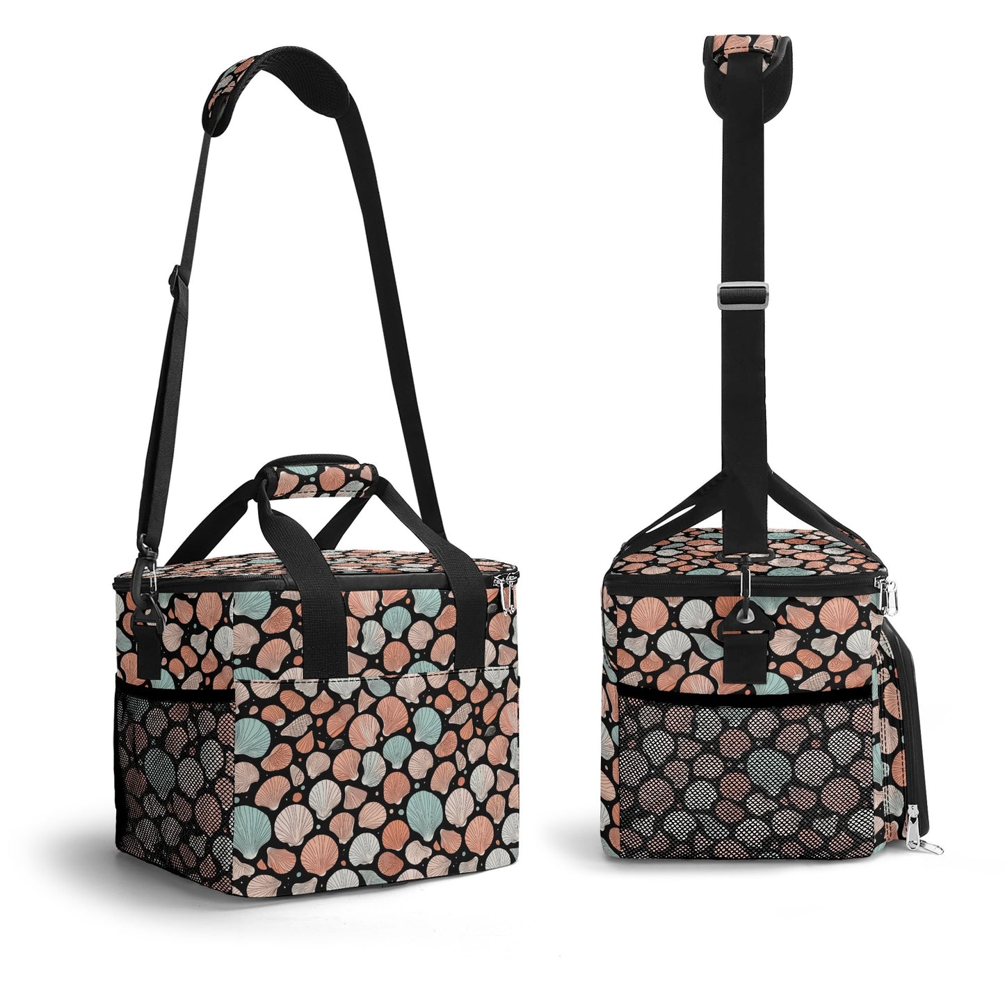 Seashells Insulated Leakproof Cooler Bag Lunch Box
