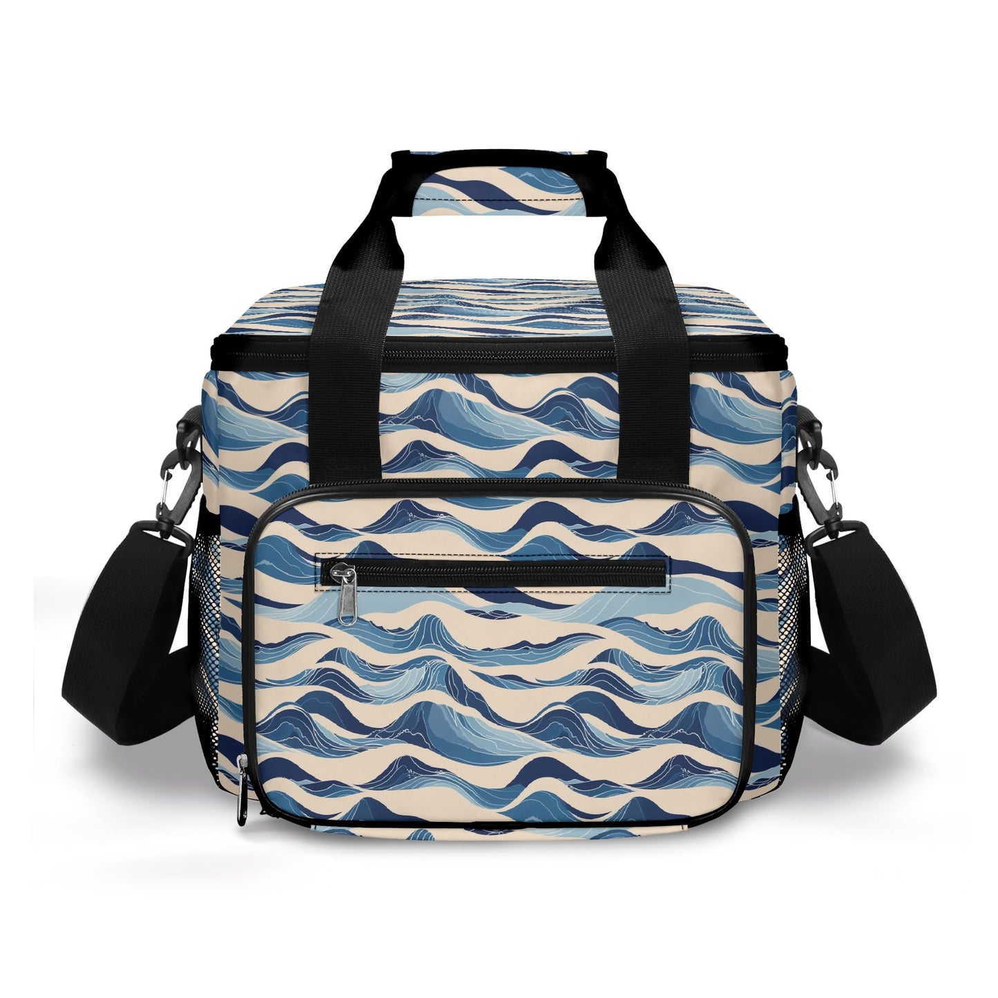 Blue Waves Insulated Leakproof Cooler Bag Lunch Box