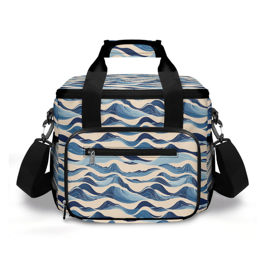 Blue Waves Insulated Leakproof Cooler Bag Lunch Box