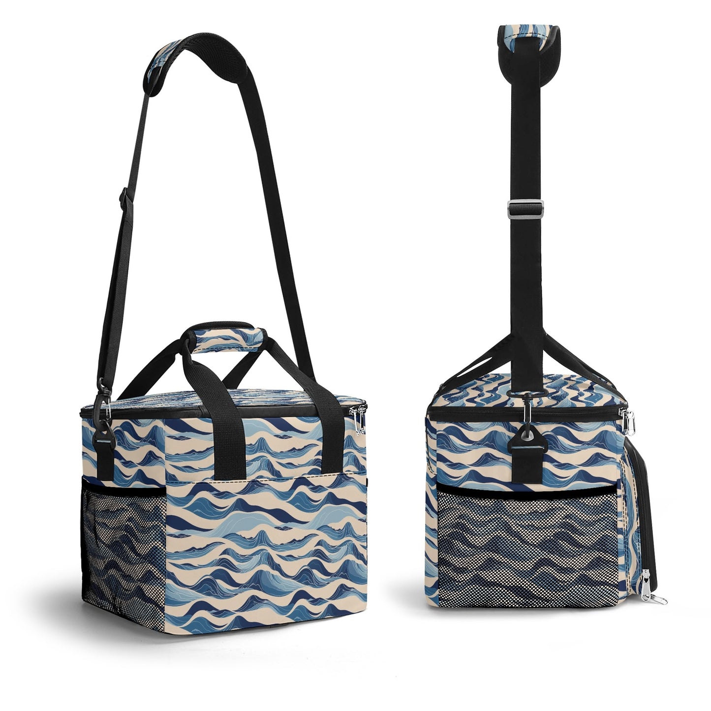 Blue Waves Insulated Leakproof Cooler Bag Lunch Box