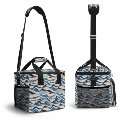 Blue Waves Insulated Leakproof Cooler Bag Lunch Box