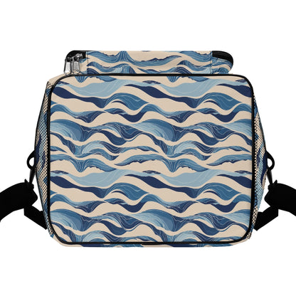 Blue Waves Insulated Leakproof Cooler Bag Lunch Box