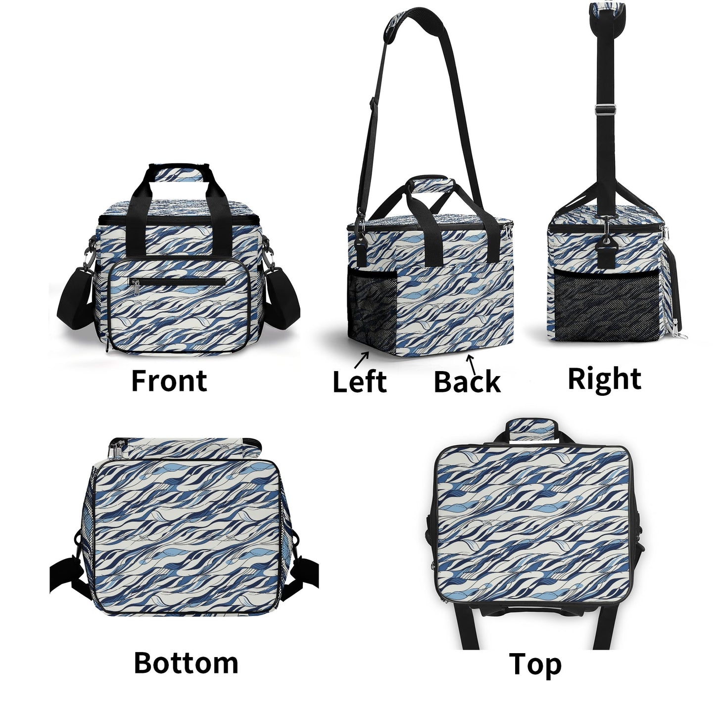 Ocean Lines Insulated Leakproof Cooler Bag Lunch Box