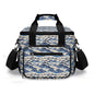 Abstract Waves Insulated Leakproof Cooler Bag Lunch Box