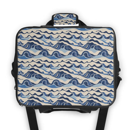 Abstract Waves Insulated Leakproof Cooler Bag Lunch Box
