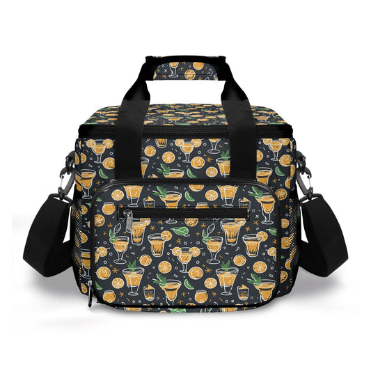 Gold Margarita Insulated Leakproof Cooler Bag Lunch Box