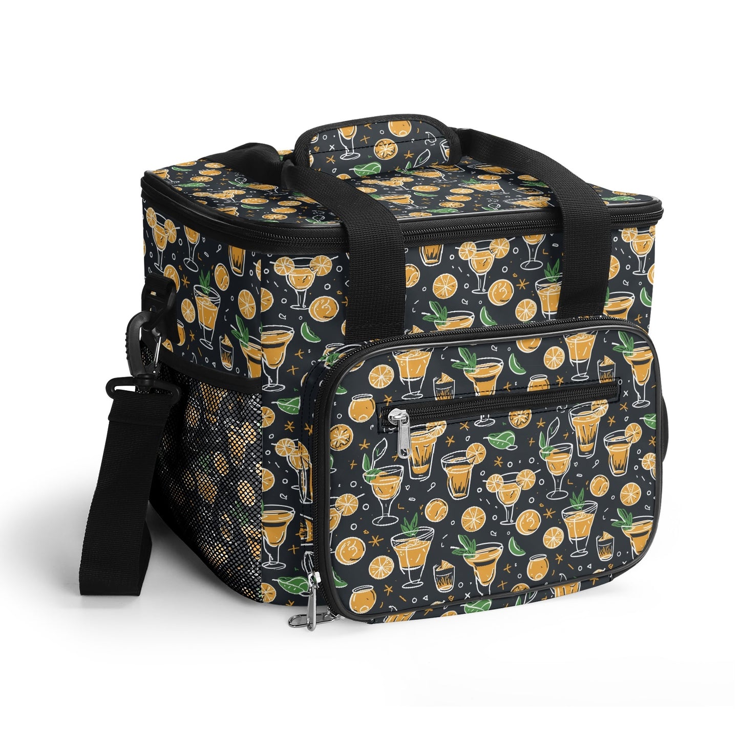 Gold Margarita Insulated Leakproof Cooler Bag Lunch Box