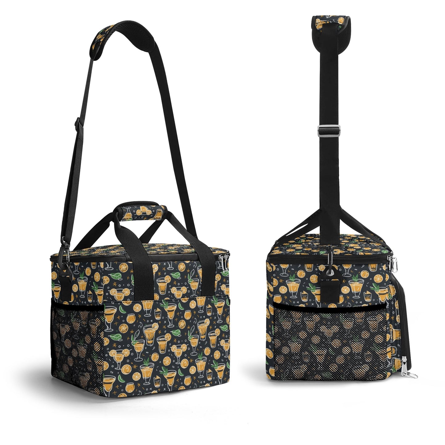 Gold Margarita Insulated Leakproof Cooler Bag Lunch Box