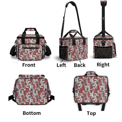 Wine with Me Insulated Leakproof Cooler Bag Lunch Box