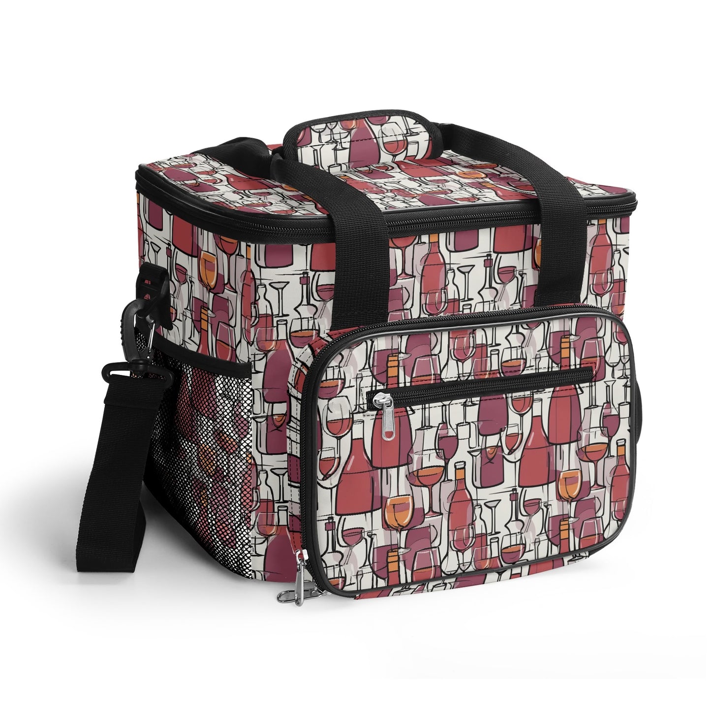 Wine with Me Insulated Leakproof Cooler Bag Lunch Box