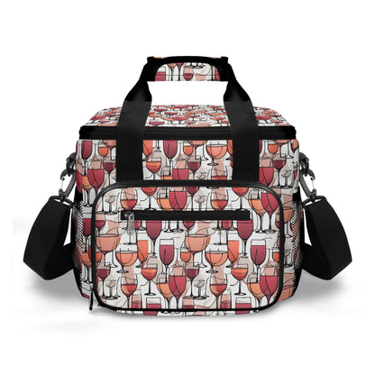 Wine Dining Insulated Leakproof Cooler Bag Lunch Box