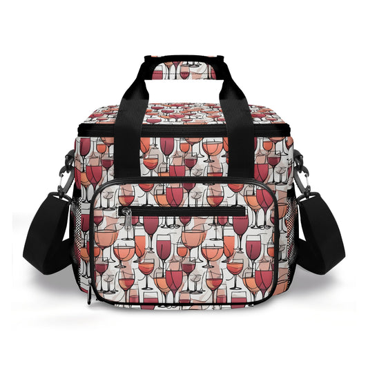 Wine Dining Insulated Leakproof Cooler Bag Lunch Box