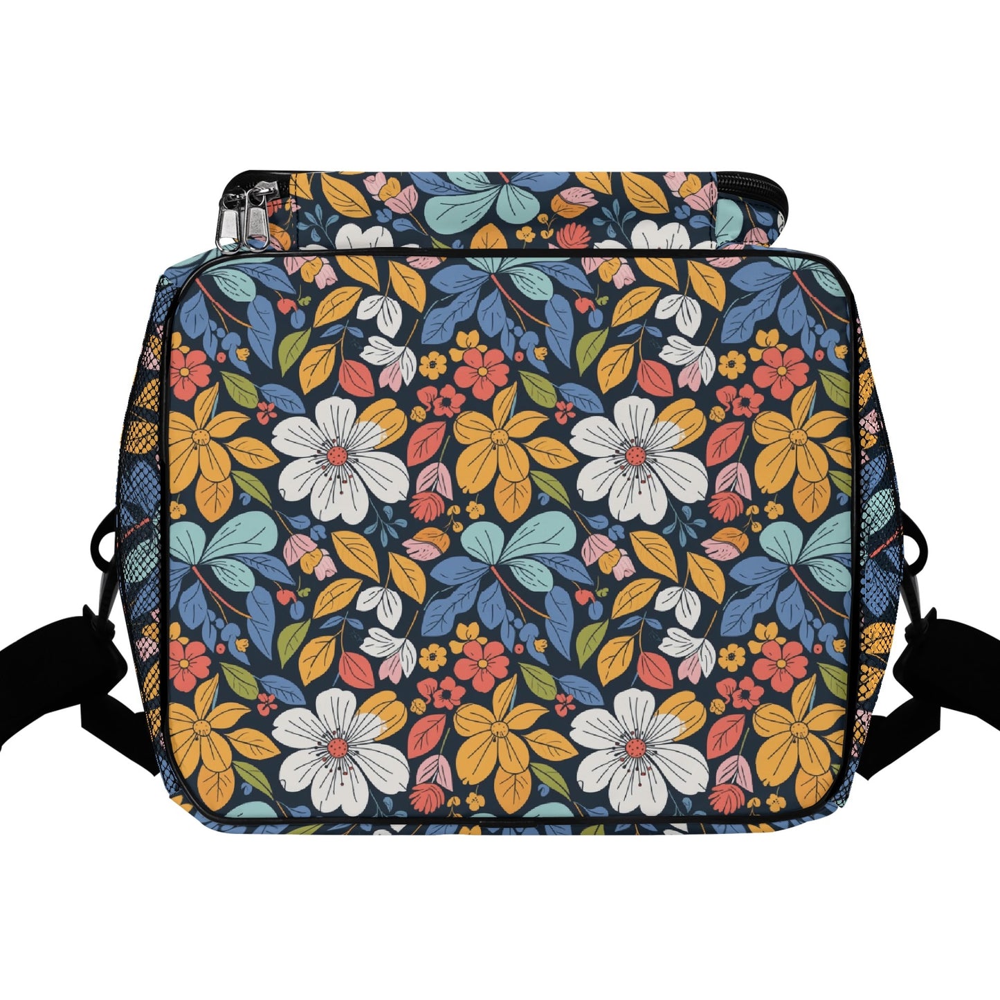 Bright Flowers Insulated Leakproof Cooler Bag Lunch Box