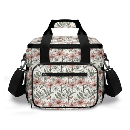 Japan Floral Insulated Leakproof Cooler Bag Lunch Box
