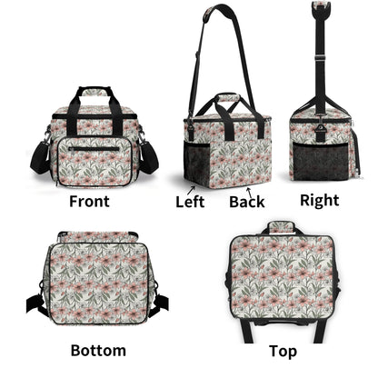Japan Floral Insulated Leakproof Cooler Bag Lunch Box