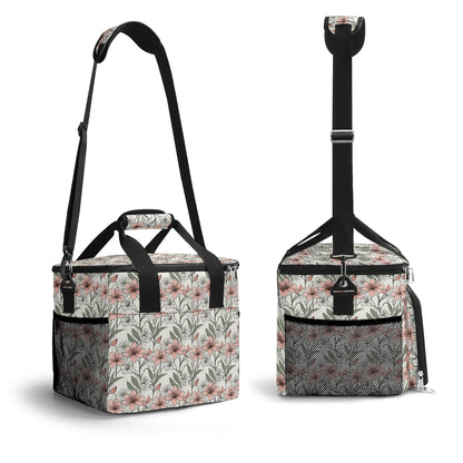 Japan Floral Insulated Leakproof Cooler Bag Lunch Box
