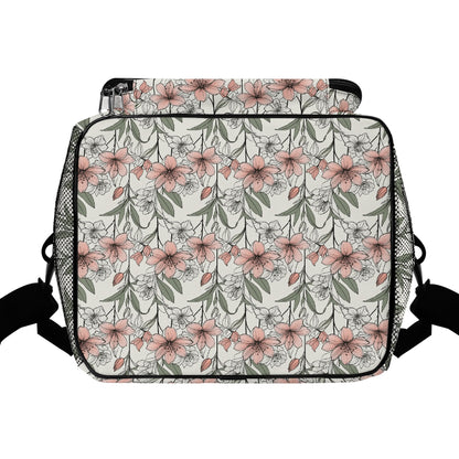 Japan Floral Insulated Leakproof Cooler Bag Lunch Box