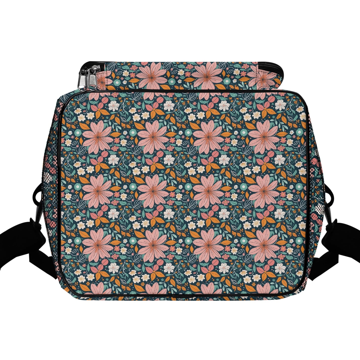 Wild Flowers Insulated Leakproof Cooler Bag Lunch Box