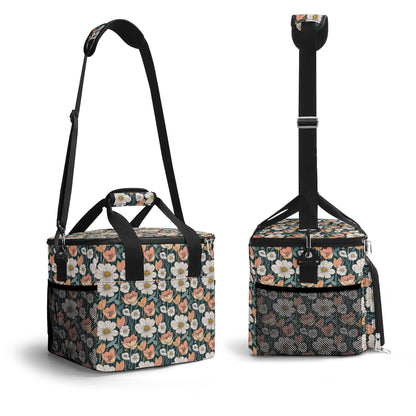 Tulips and Daisys Insulated Leakproof Cooler Bag Lunch Box