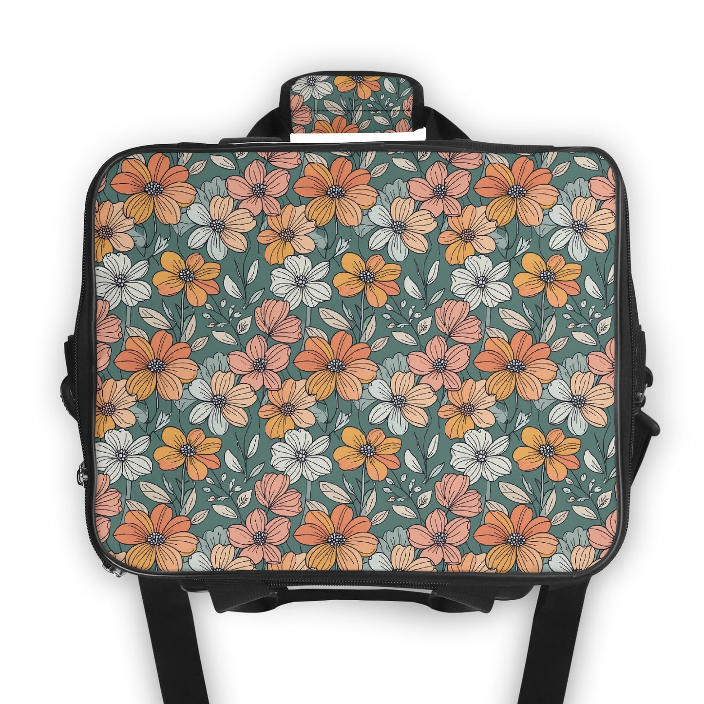 Pastel Flowers Insulated Leakproof Cooler Bag Lunch Box