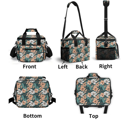 Pastel Floral Insulated Leakproof Cooler Bag Lunch Box