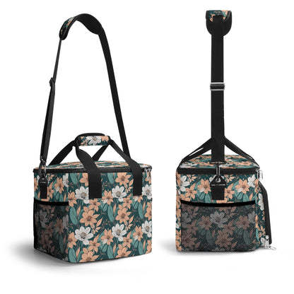 Pastel Floral Insulated Leakproof Cooler Bag Lunch Box