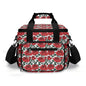 Red Leafy Roses Insulated Leakproof Cooler Bag Lunch Box