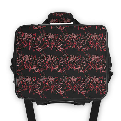 Red Light Rose Insulated Leakproof Cooler Bag Lunch Box