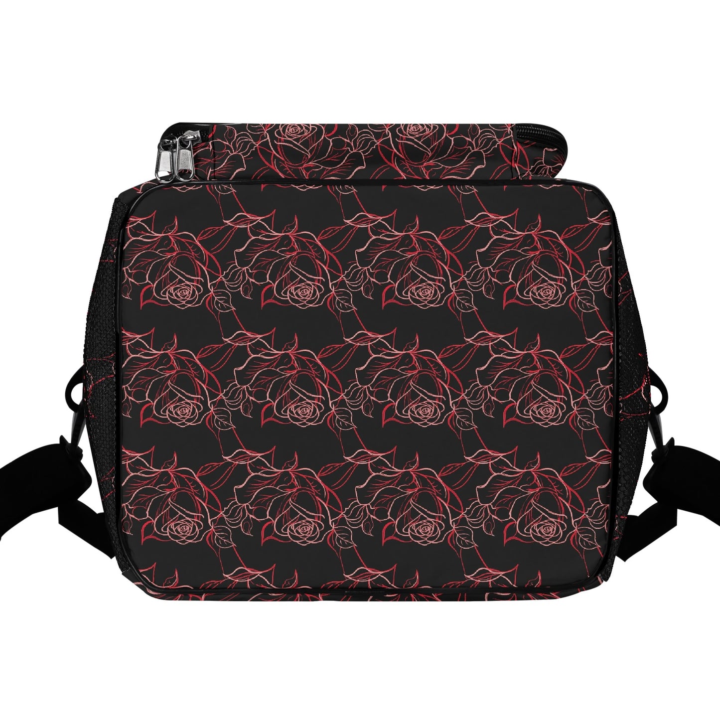 Red Light Rose Insulated Leakproof Cooler Bag Lunch Box